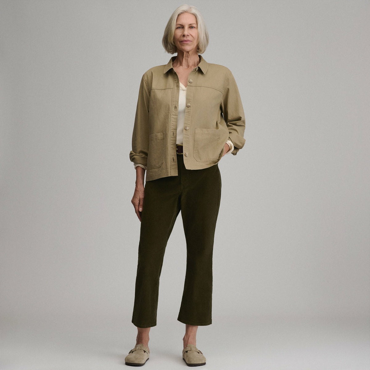 Women's Cotton Twill Shirt Jacket | Eddie Bauer