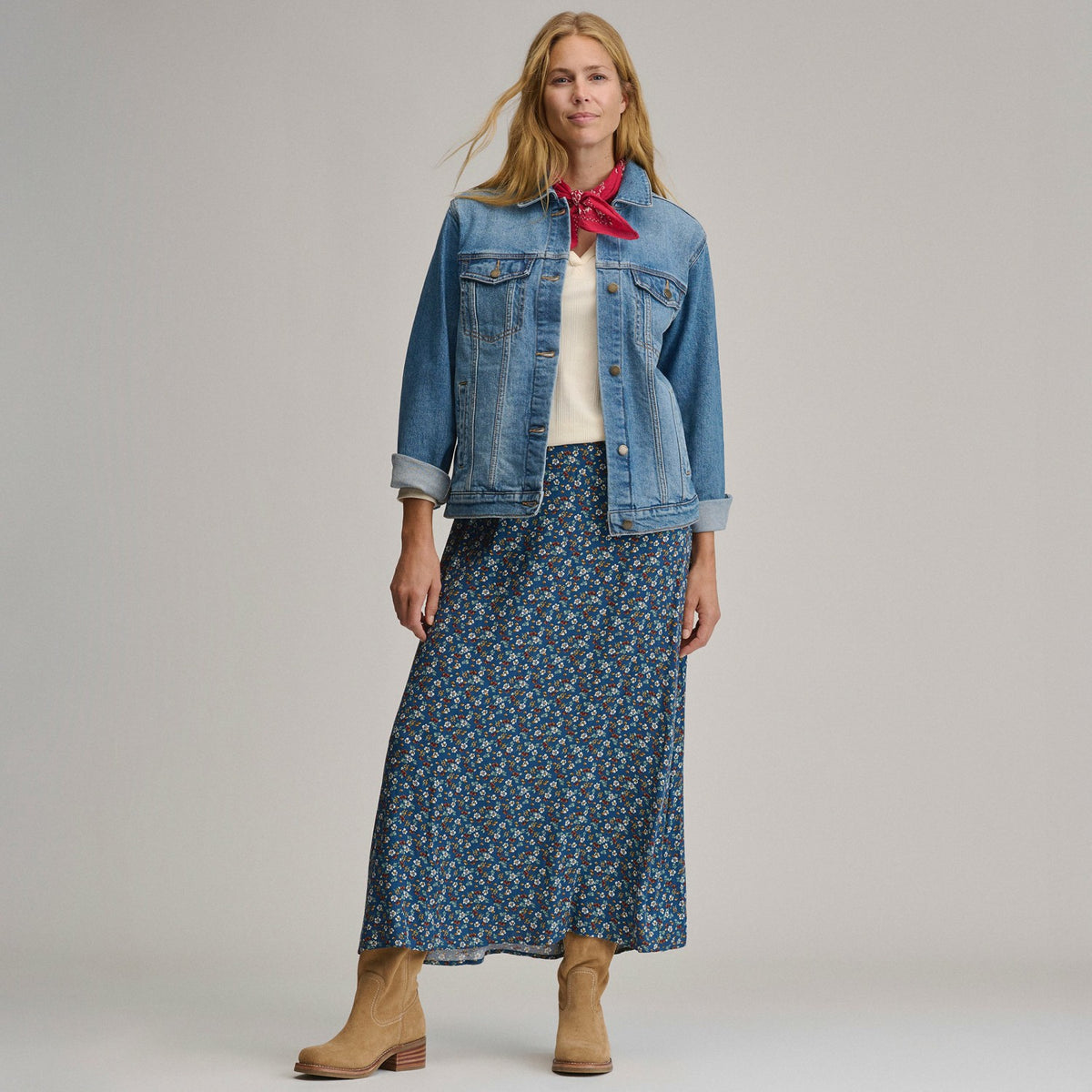 Women's Printed Midi Skirt | Eddie Bauer