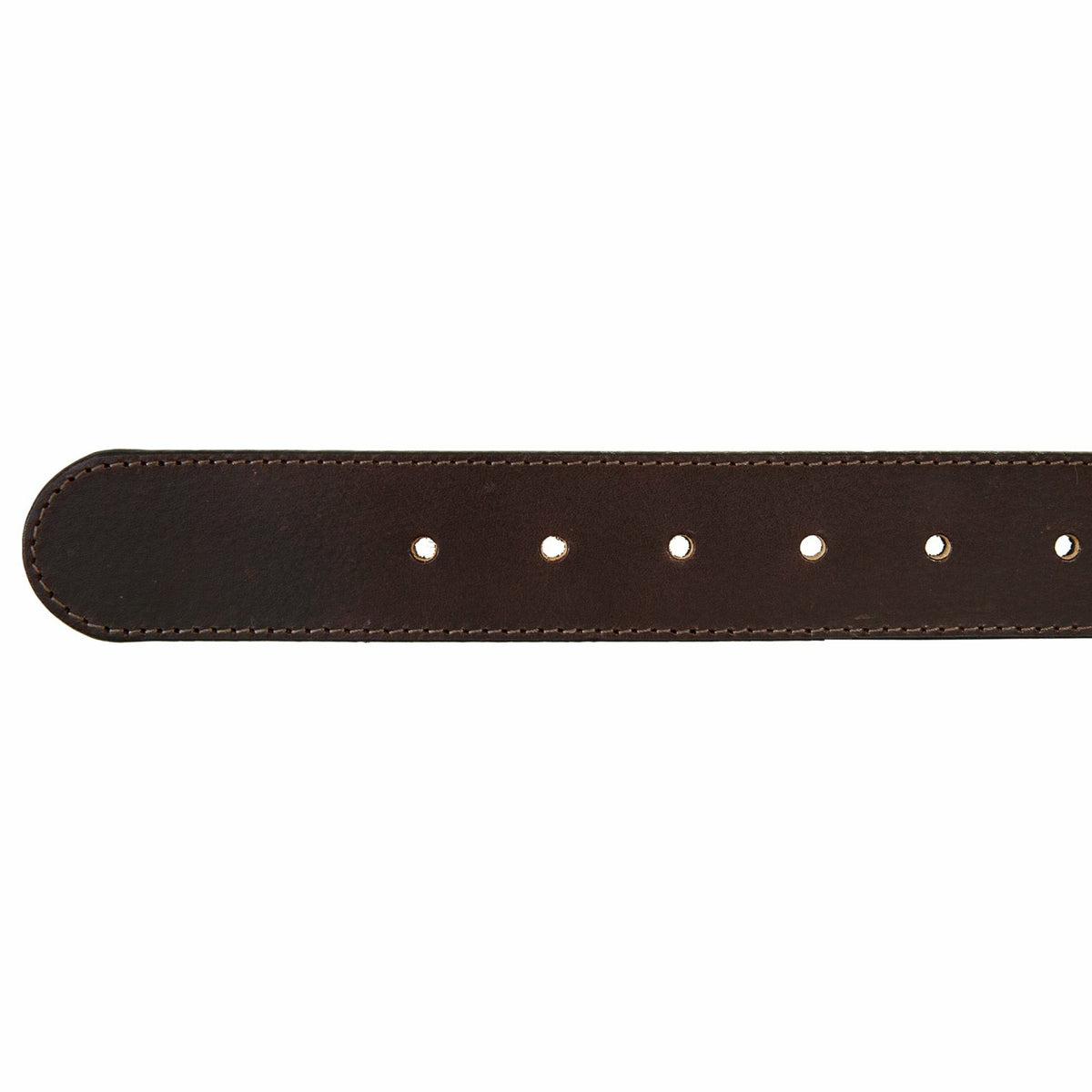 Men's Rugged Leather Belt with Stretch Tab and Sasquatch Design | Eddie Bauer