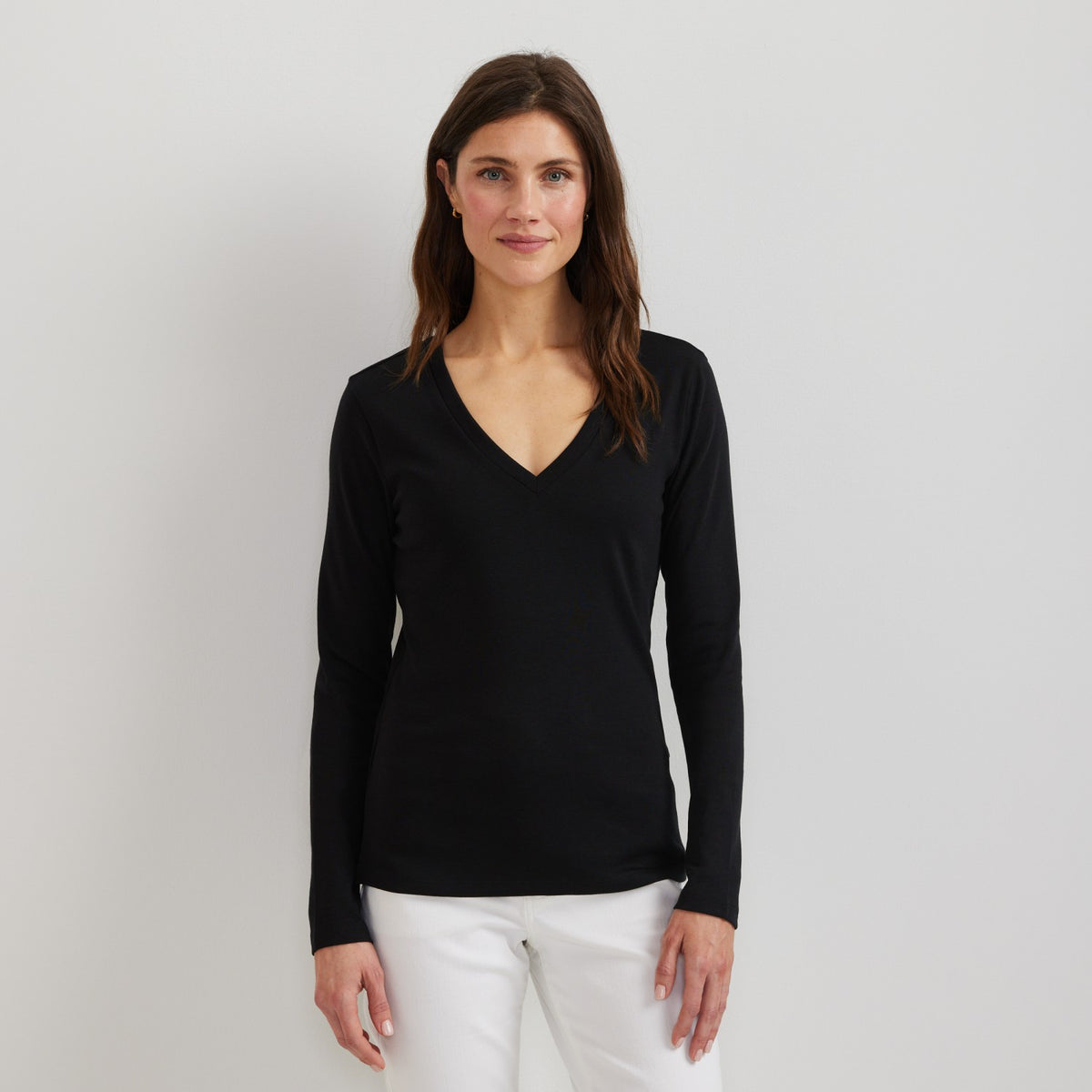 Women's Everyday LS V-Neck Tee | Eddie Bauer