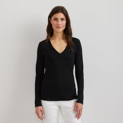 Women's Everyday LS V-Neck Tee | Eddie Bauer