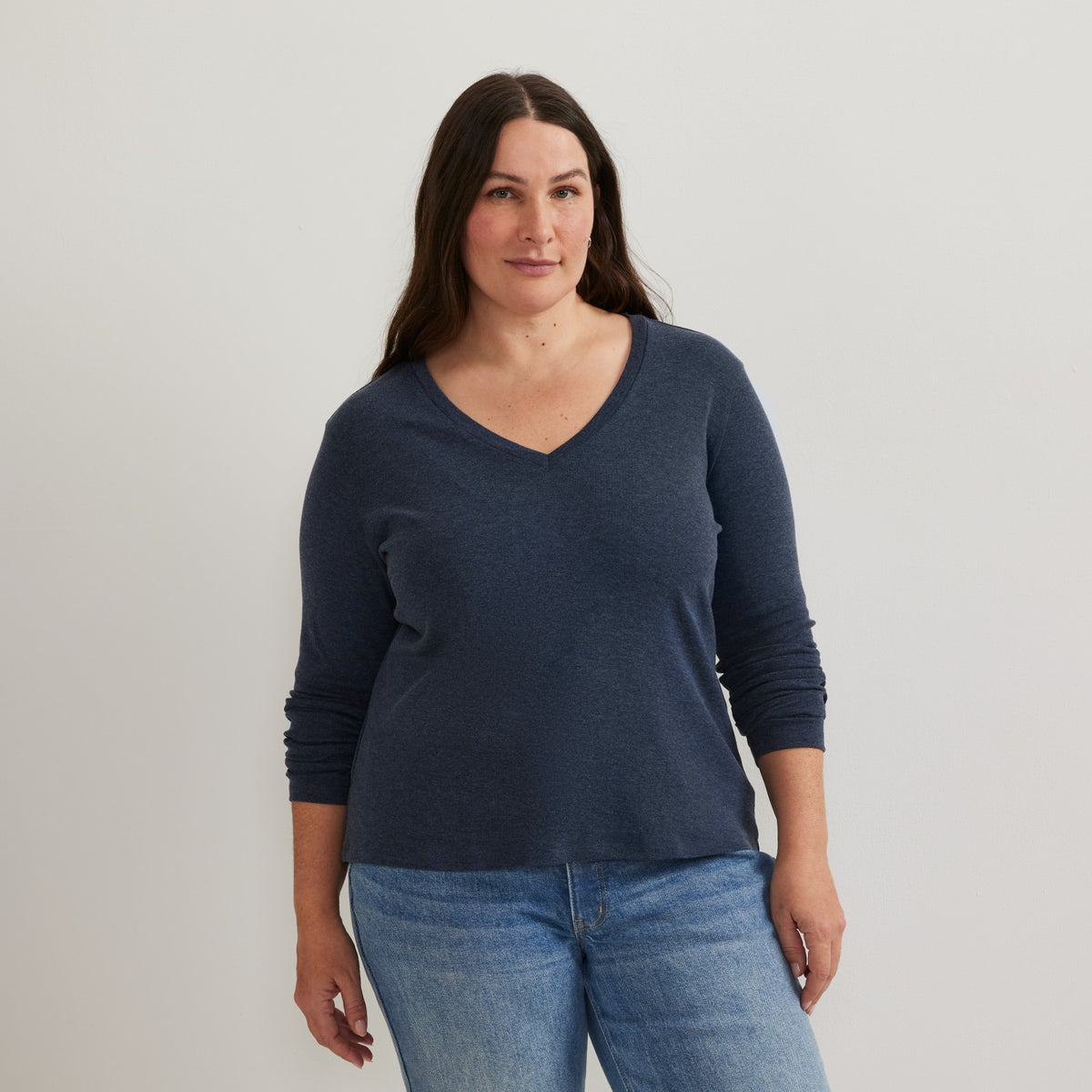 Women's Everyday LS V-Neck Tee | Eddie Bauer