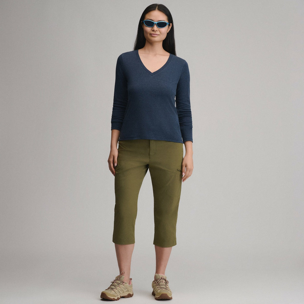 Women's Everyday LS V-Neck Tee | Eddie Bauer