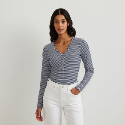 Women's LS Rib Henley | Eddie Bauer