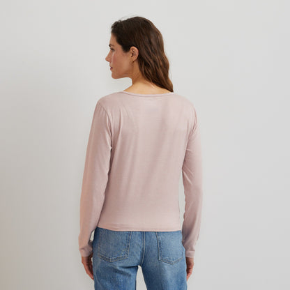 Women's Surreal Travel LS Women'sap Frt Tee | Eddie Bauer