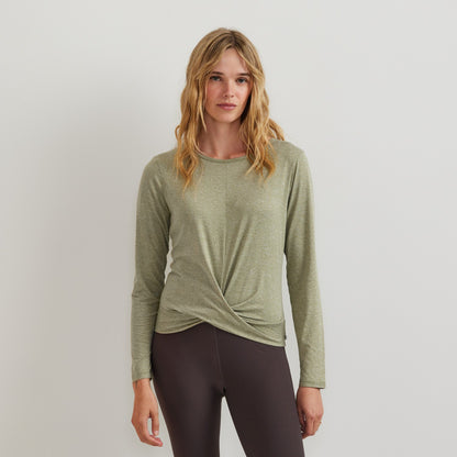 Women's Surreal Travel LS Women'sap Frt Tee | Eddie Bauer