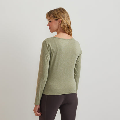 Women's Surreal Travel LS Women'sap Frt Tee | Eddie Bauer