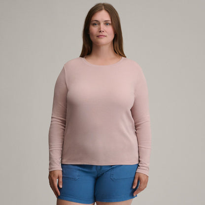 Women's LS Favorite Crew - Solid | Eddie Bauer