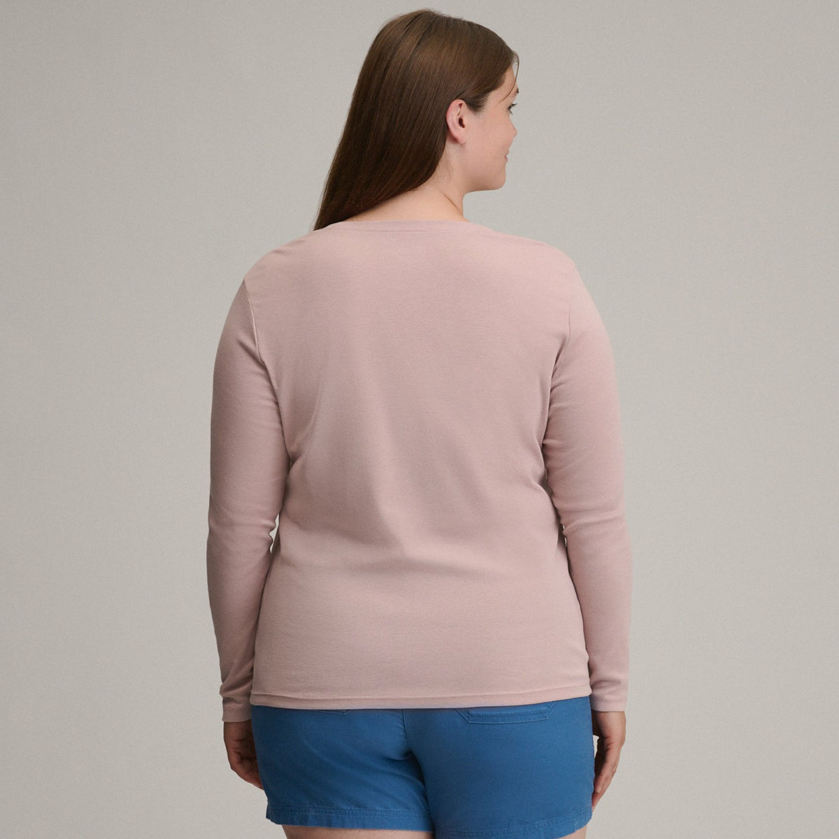 Women's LS Favorite Crew - Solid | Eddie Bauer