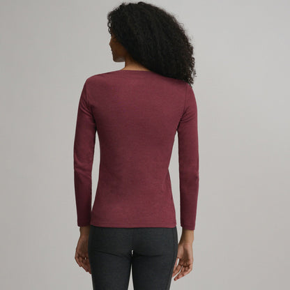 Women's LS Favorite Crew - Solid | Eddie Bauer
