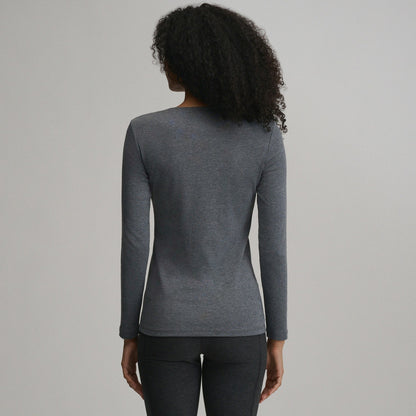 Women's LS Favorite Crew - Solid | Eddie Bauer
