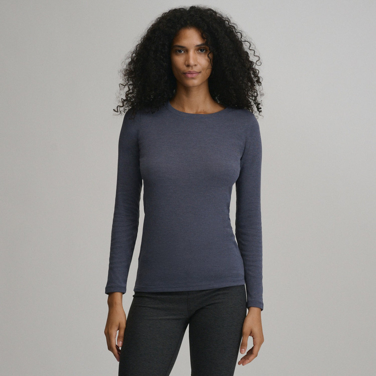 Women's LS Favorite Crew - Solid | Eddie Bauer