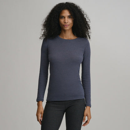 Women's LS Favorite Crew - Solid | Eddie Bauer