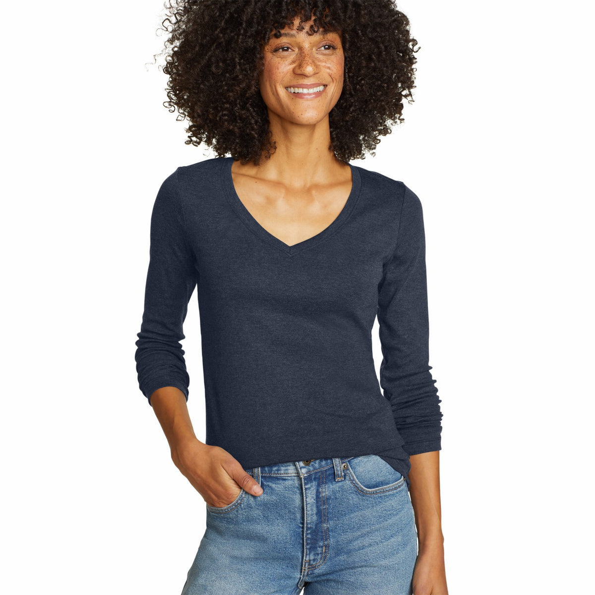 Women's LS Fav Vnk Tee | Eddie Bauer