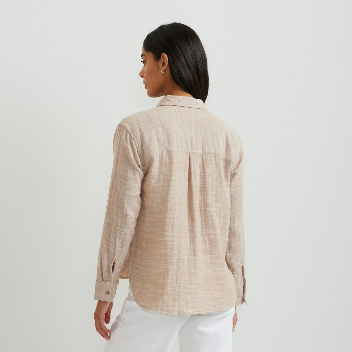 Women's Woven Cotton Slub LS | Eddie Bauer