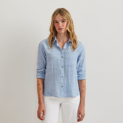 Women's Woven Cotton Slub LS | Eddie Bauer
