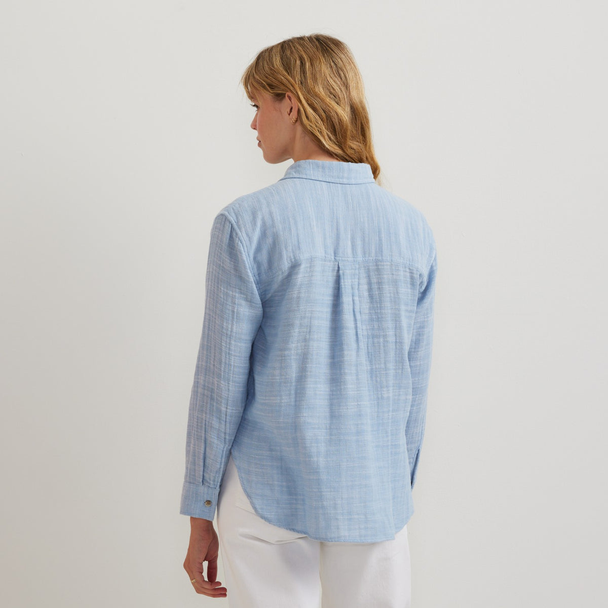 Women's Woven Cotton Slub LS | Eddie Bauer