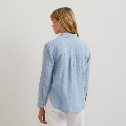 Women's Woven Cotton Slub LS | Eddie Bauer