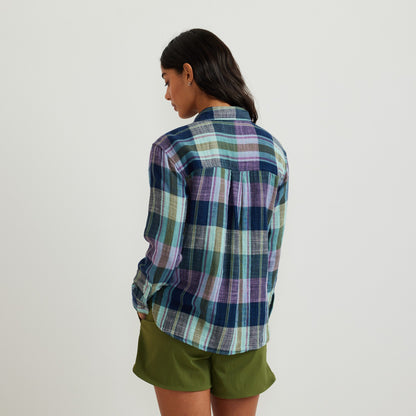Women's Woven Plaid Cotton Slub LS | Eddie Bauer