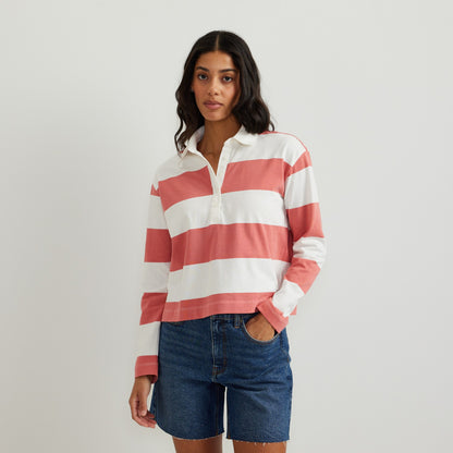 Women's LS Rugby Polo | Eddie Bauer