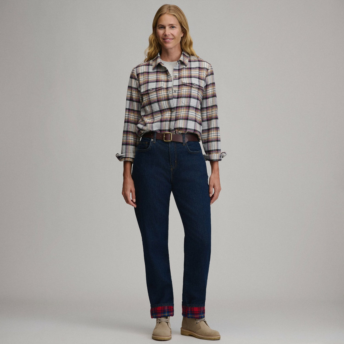 Women's Long-Sleeve Heritage Soft Classic Flannel Shirt | Eddie Bauer