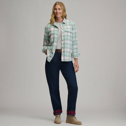Women's Long-Sleeve Heritage Soft Classic Flannel Shirt | Eddie Bauer