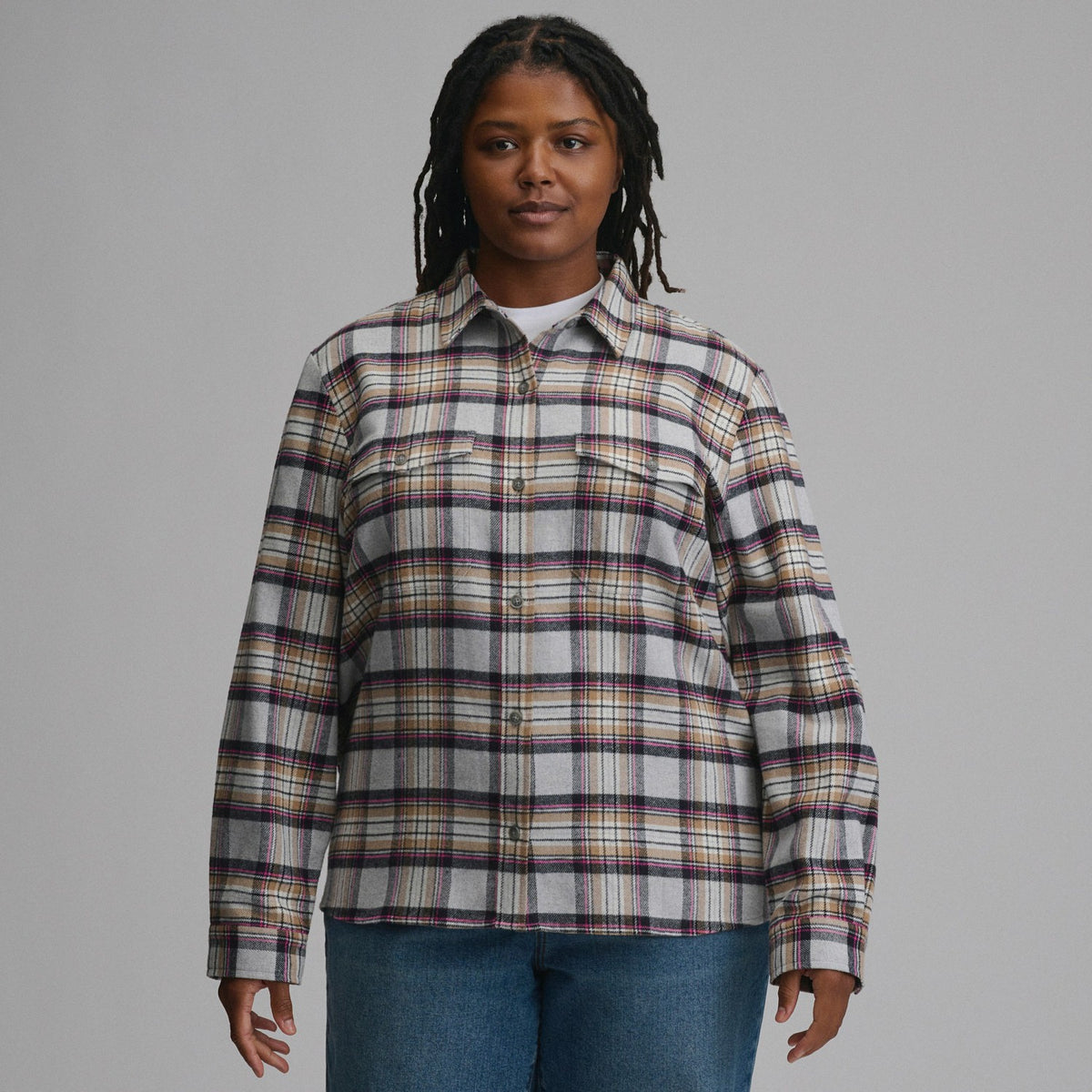 Women's Long-Sleeve Heritage Soft Classic Flannel Shirt | Eddie Bauer