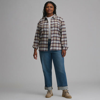 Women's Long-Sleeve Heritage Soft Classic Flannel Shirt | Eddie Bauer