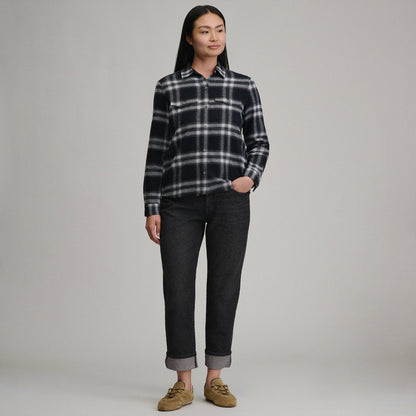 Women's Long-Sleeve Heritage Soft Classic Flannel Shirt | Eddie Bauer