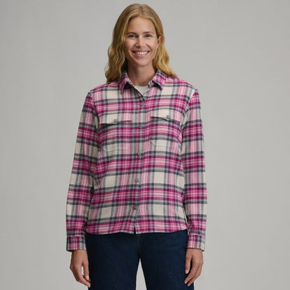 Women's Long-Sleeve Heritage Soft Classic Flannel Shirt | Eddie Bauer