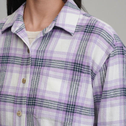 Women's Long-Sleeve Heritage Soft Boyfriend Flannel Shirt | Eddie Bauer