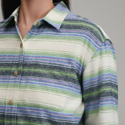 Women's Long-Sleeve Heritage Soft Boyfriend Flannel Shirt | Eddie Bauer