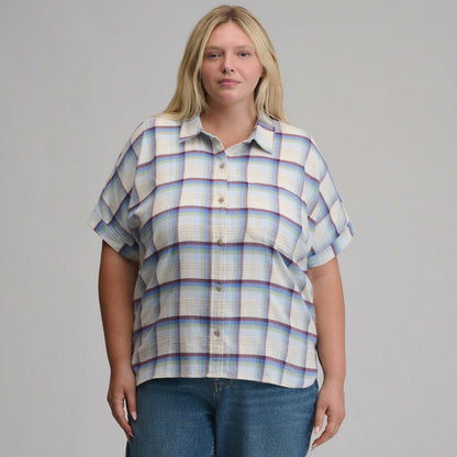 Women's W Field Flex Flannel Short-Sleeve Shirt | Eddie Bauer