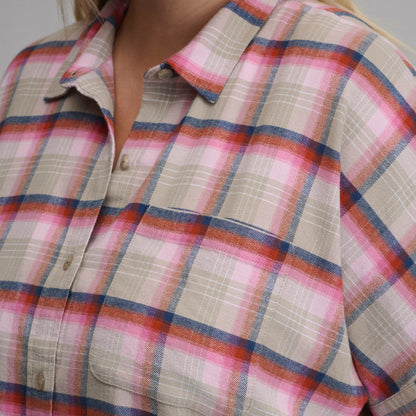 Women's W Field Flex Flannel Short-Sleeve Shirt | Eddie Bauer