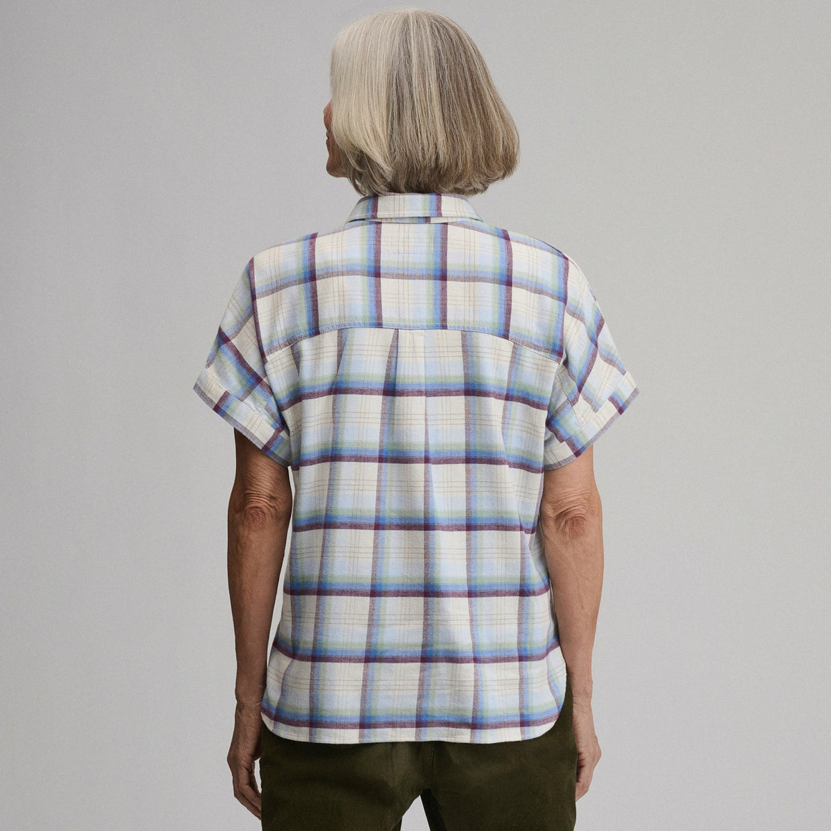 Women's W Field Flex Flannel Short-Sleeve Shirt | Eddie Bauer