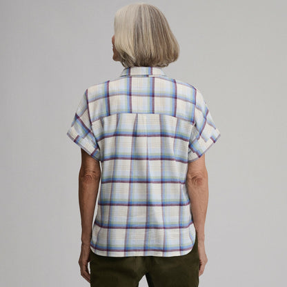 Women's W Field Flex Flannel Short-Sleeve Shirt | Eddie Bauer