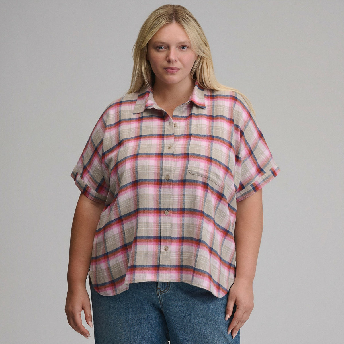 Women's W Field Flex Flannel Short-Sleeve Shirt | Eddie Bauer