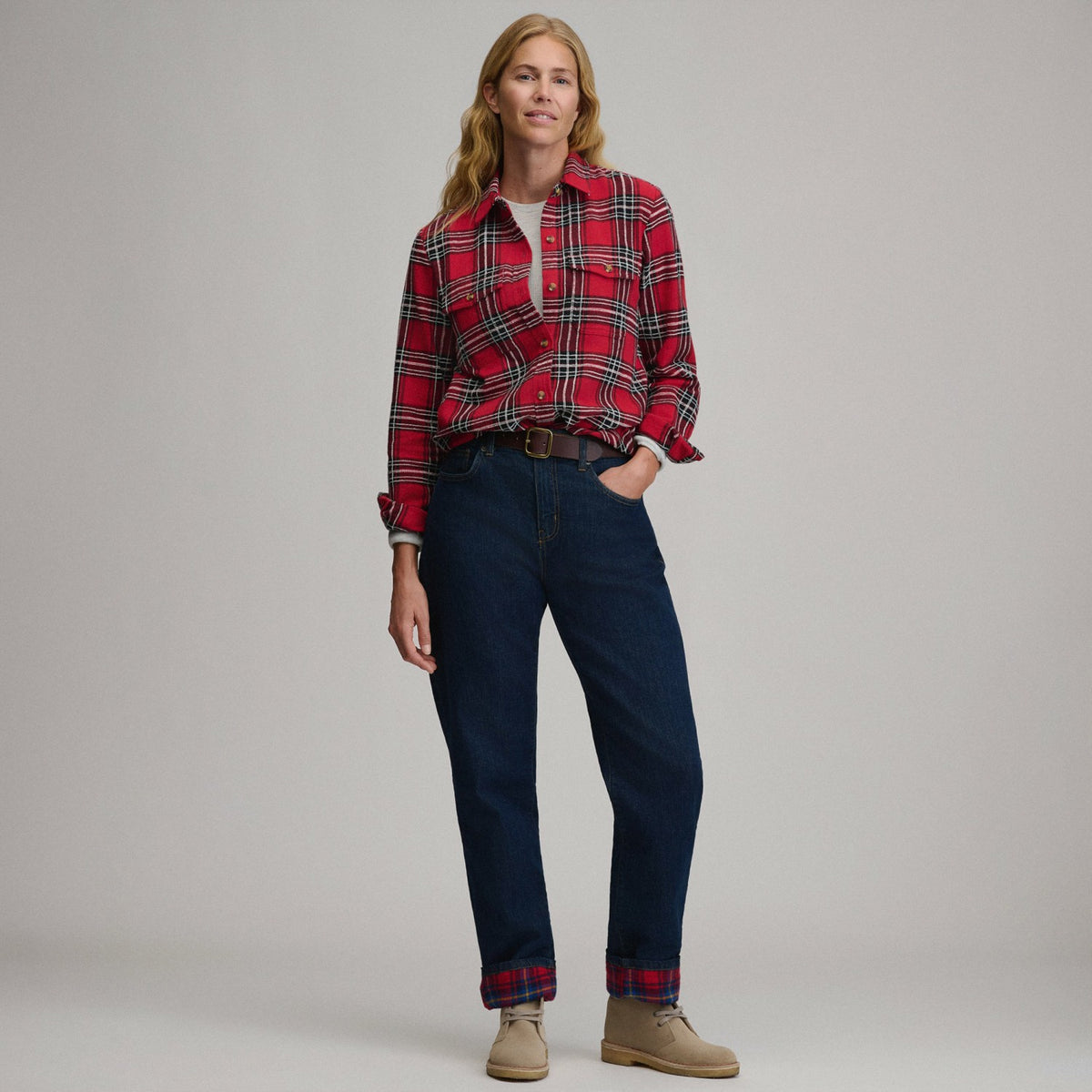Women's Long-Sleeve Heritage Soft Classic Novelty Flannel Shirt | Eddie Bauer