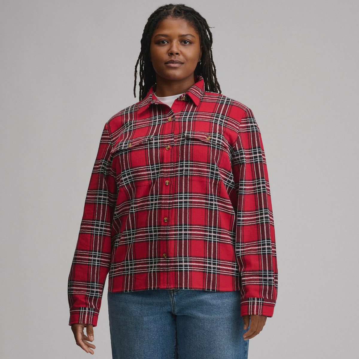 Women's Long-Sleeve Heritage Soft Classic Novelty Flannel Shirt | Eddie Bauer