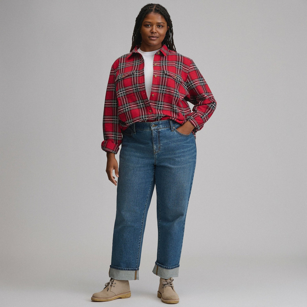 Women's Long-Sleeve Heritage Soft Classic Novelty Flannel Shirt | Eddie Bauer