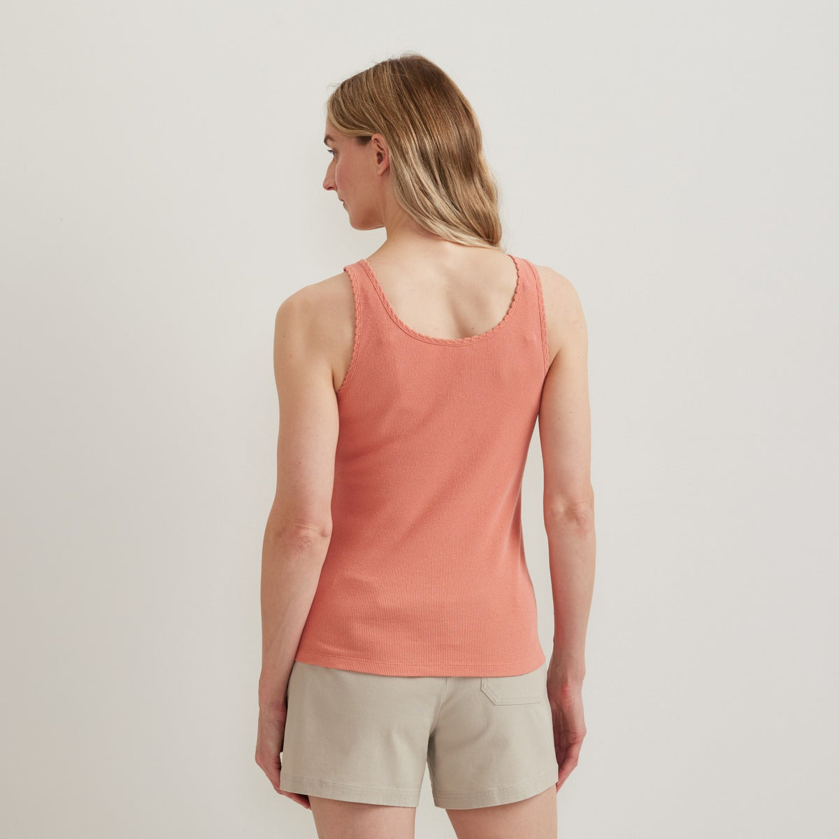 Women's Rib Henley Tank | Eddie Bauer