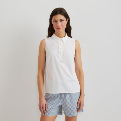 Women's Departure Collared Sl Tank | Eddie Bauer