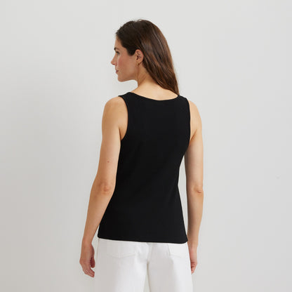 Women's Pointelle Dobby Tank | Eddie Bauer