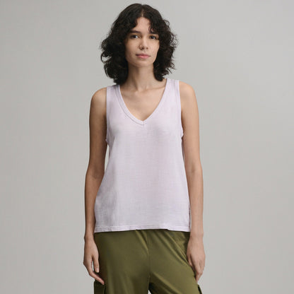 Women's Sunwashed Cotton V-Neck Tank | Eddie Bauer