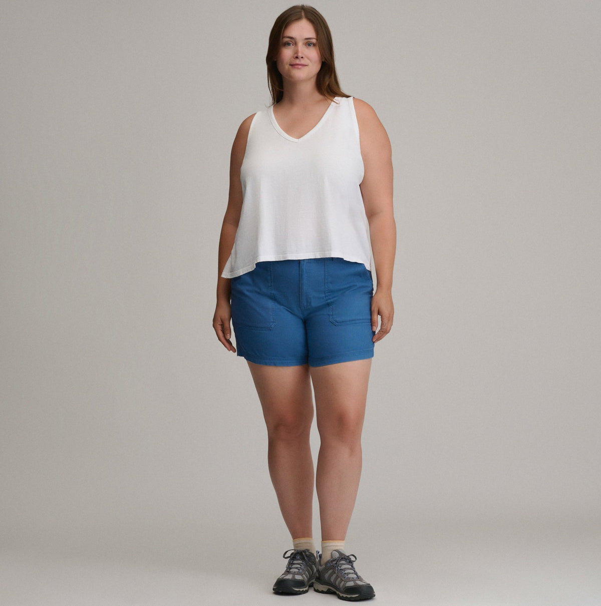 Women's Sunwashed Cotton V-Neck Tank | Eddie Bauer
