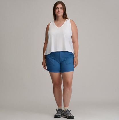 Women's Sunwashed Cotton V-Neck Tank | Eddie Bauer