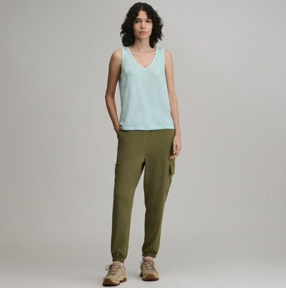 Women's Sunwashed Cotton V-Neck Tank | Eddie Bauer