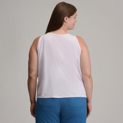 Women's Sunwashed Cotton V-Neck Tank | Eddie Bauer