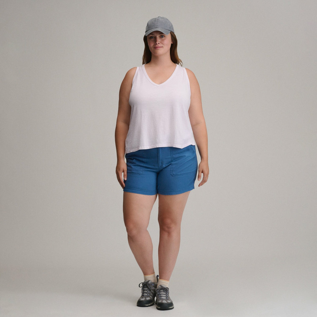 Women's Sunwashed Cotton V-Neck Tank | Eddie Bauer