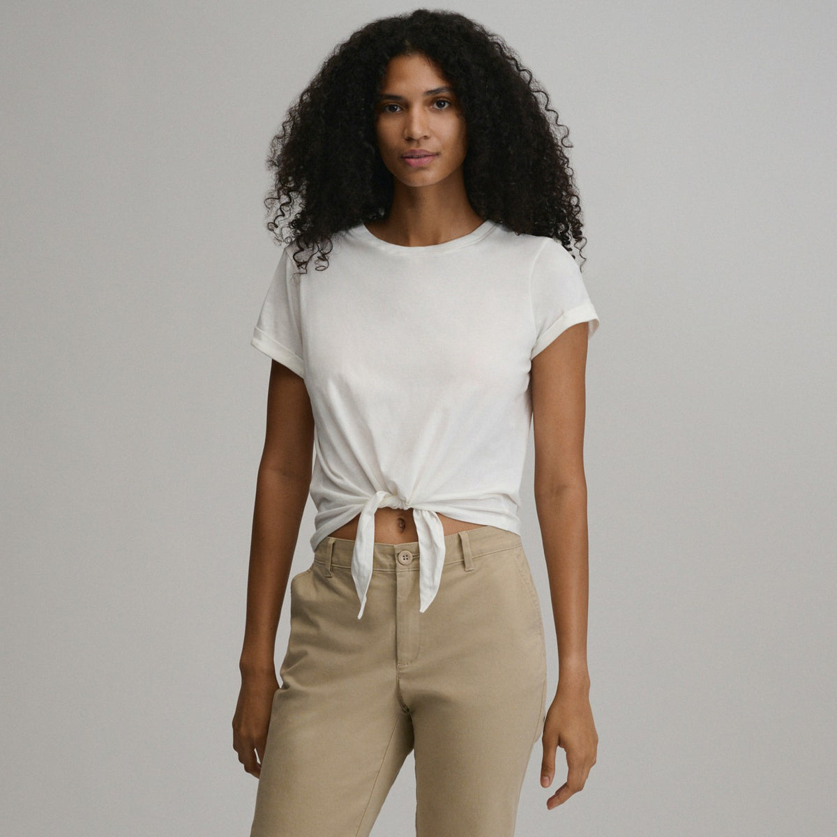 Women's Cloudlayer Tie Front | Eddie Bauer